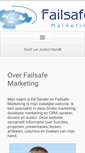 Mobile Screenshot of failsafe.nl